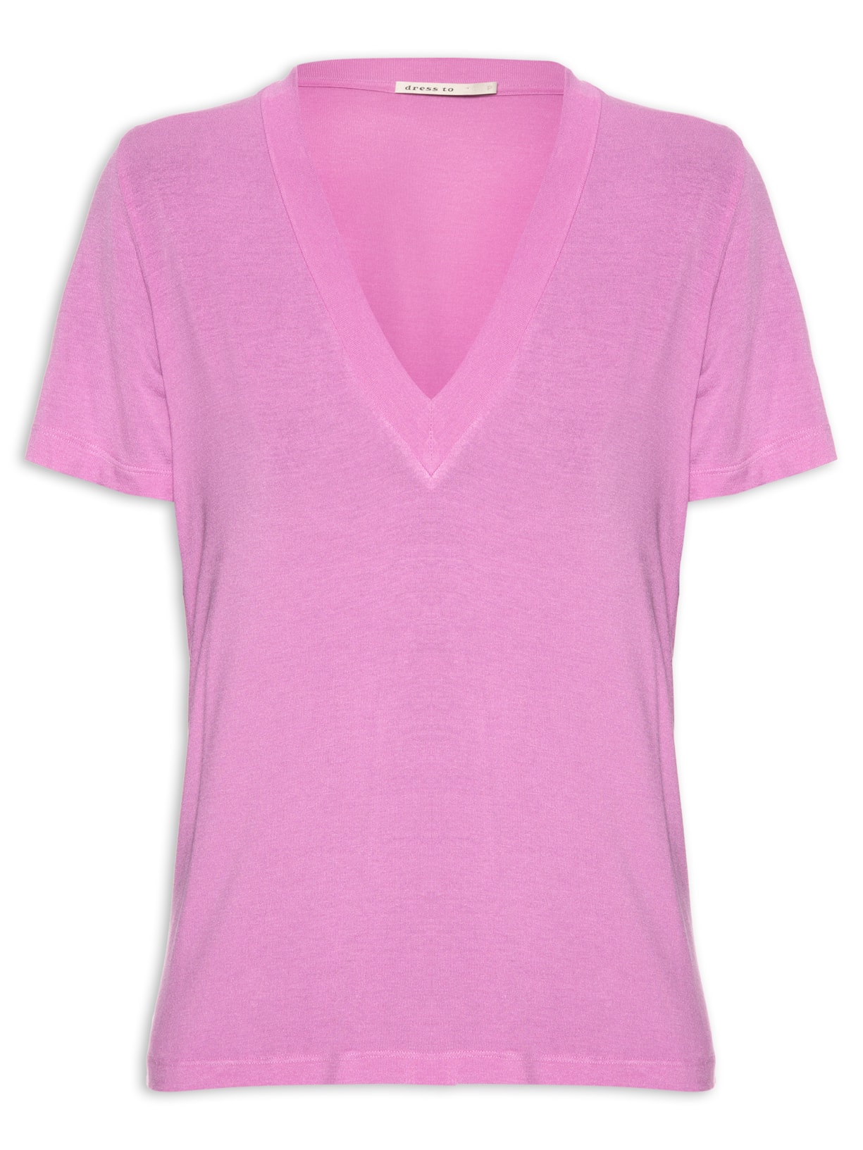 Blusa Feminina Decote V – Rosa Dress To