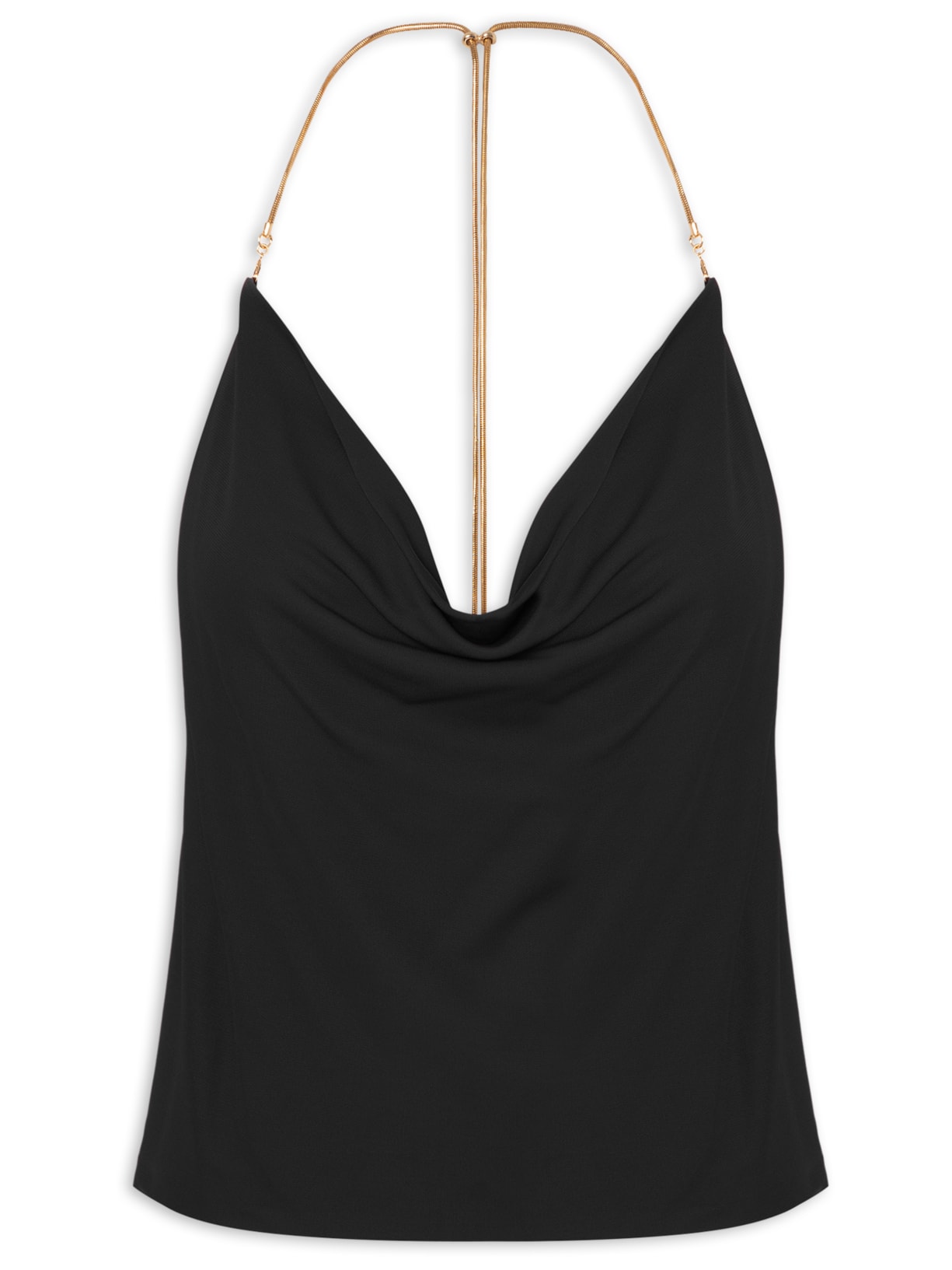 Blusa Feminina Degagê Alça Metal Preto Animale