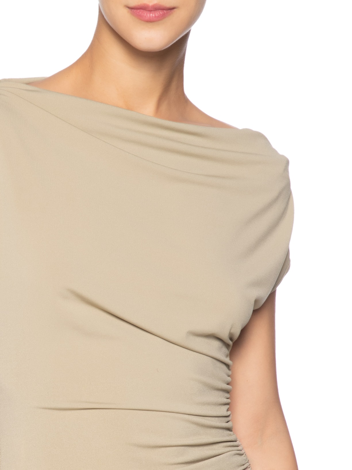 Blusa Feminina Degagê Com Franzidos Bege '2Essential