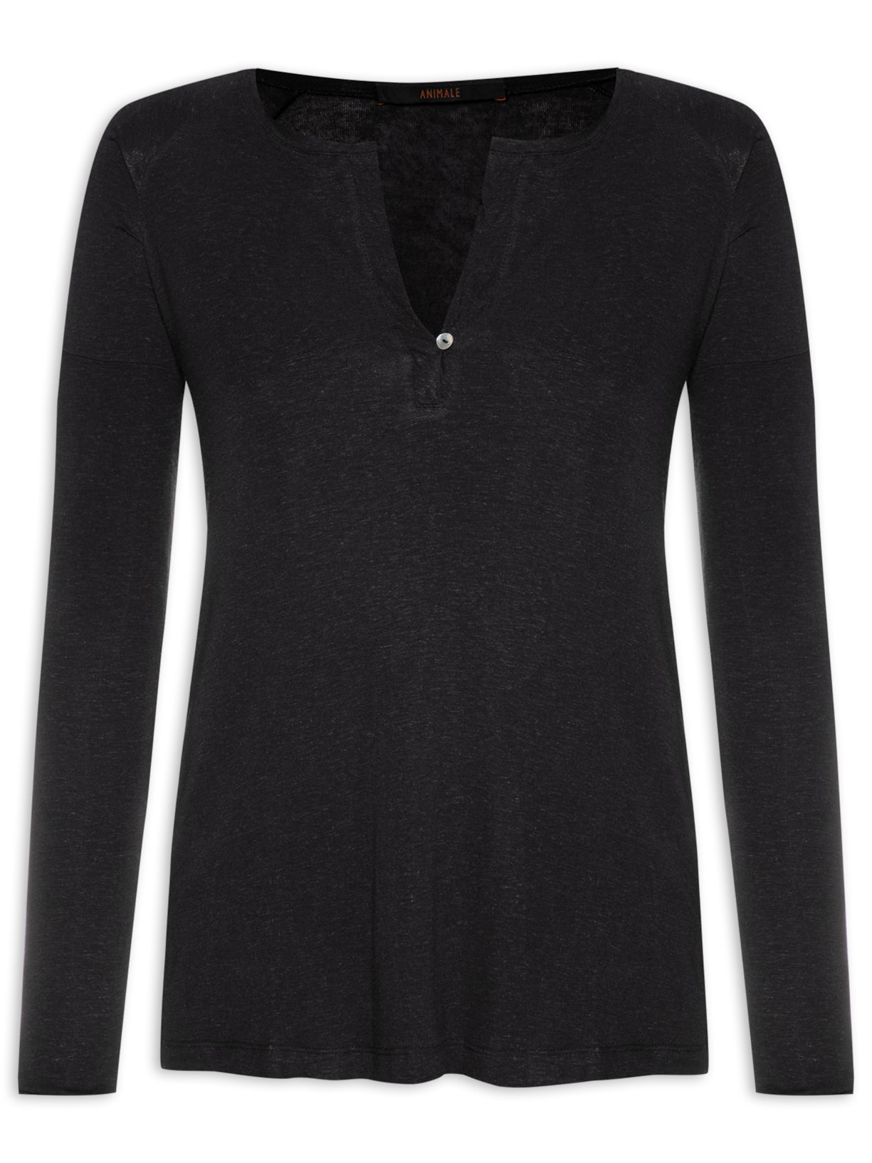 Blusa Feminina Desconstruída Basic - Preto