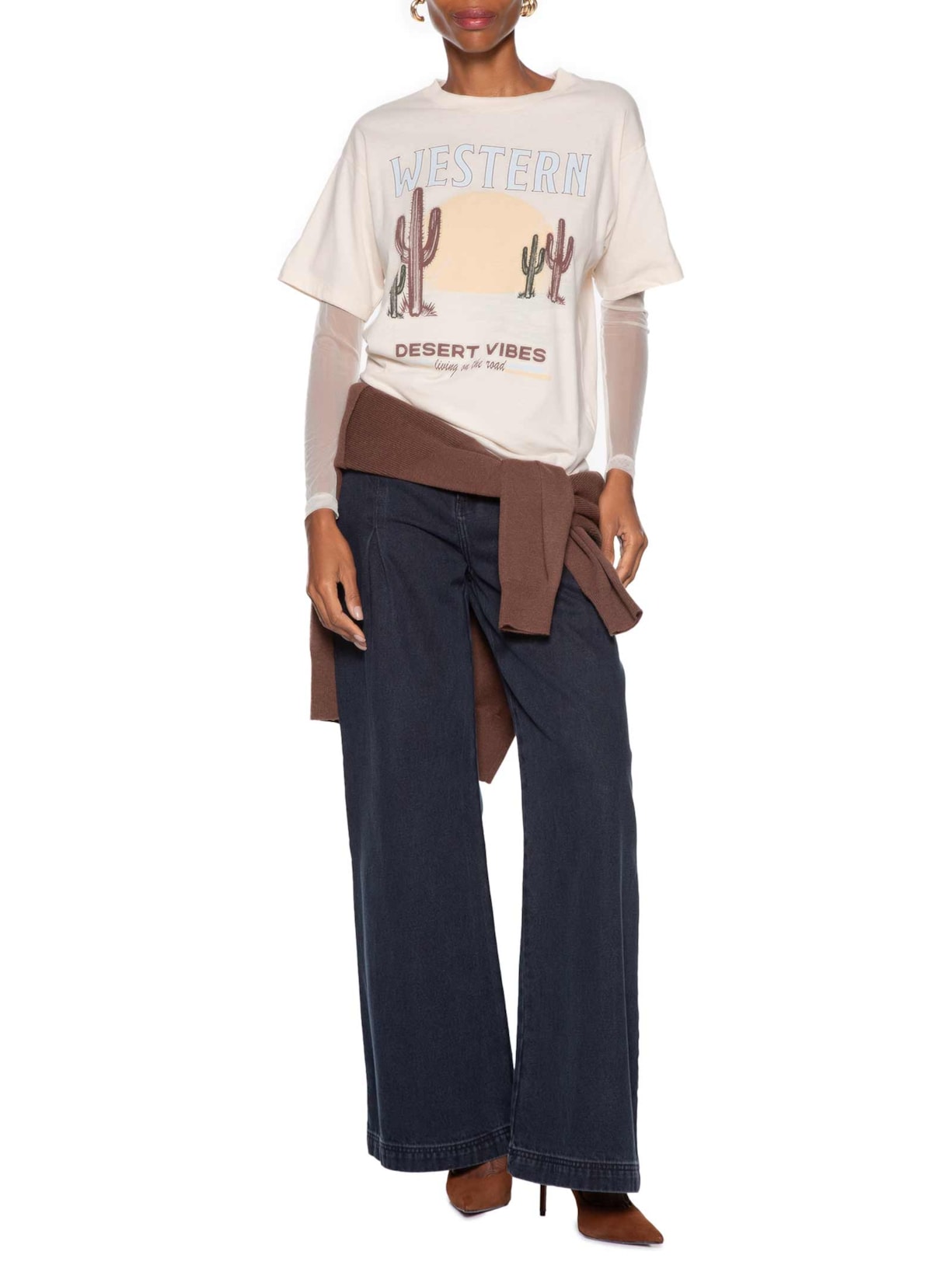 Blusa Feminina Desert Vibes I Branco Le Lis