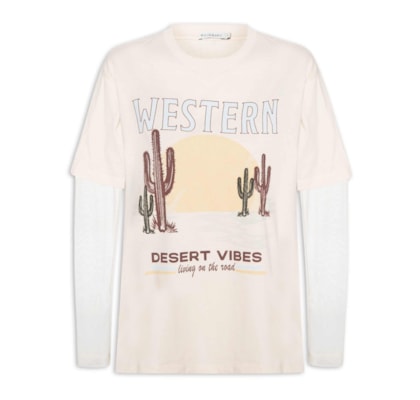 Blusa Feminina Desert Vibes I - Branco