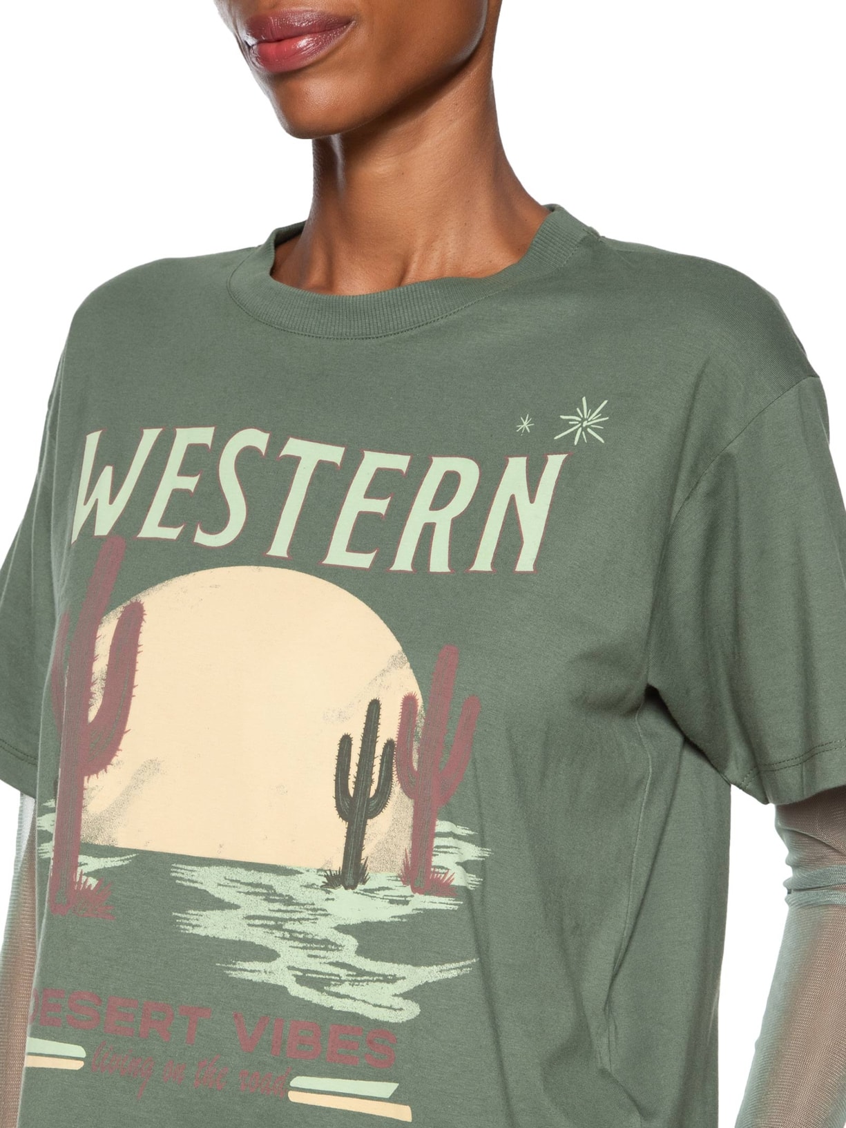 Blusa Feminina Desert Vibes II Verde Le Lis