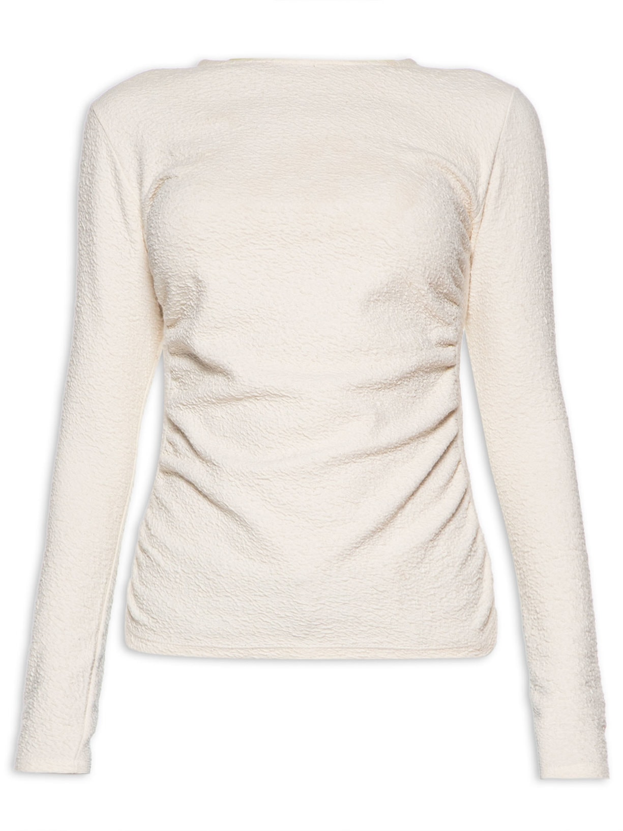 Blusa Feminina Detalhe Ombro Munique - Off White