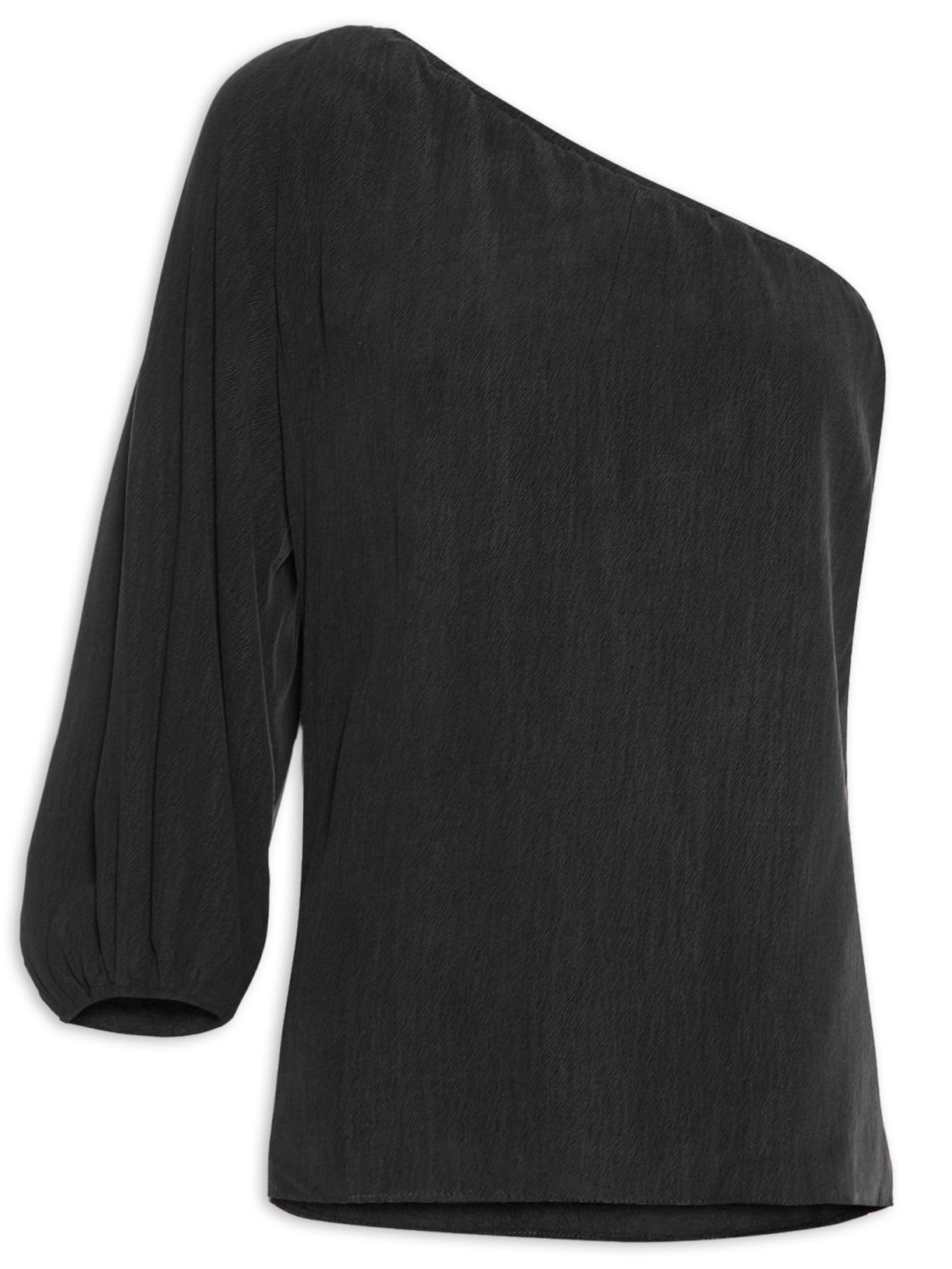 Blusa Feminina Detalhe Ombro Preto Maria Filó