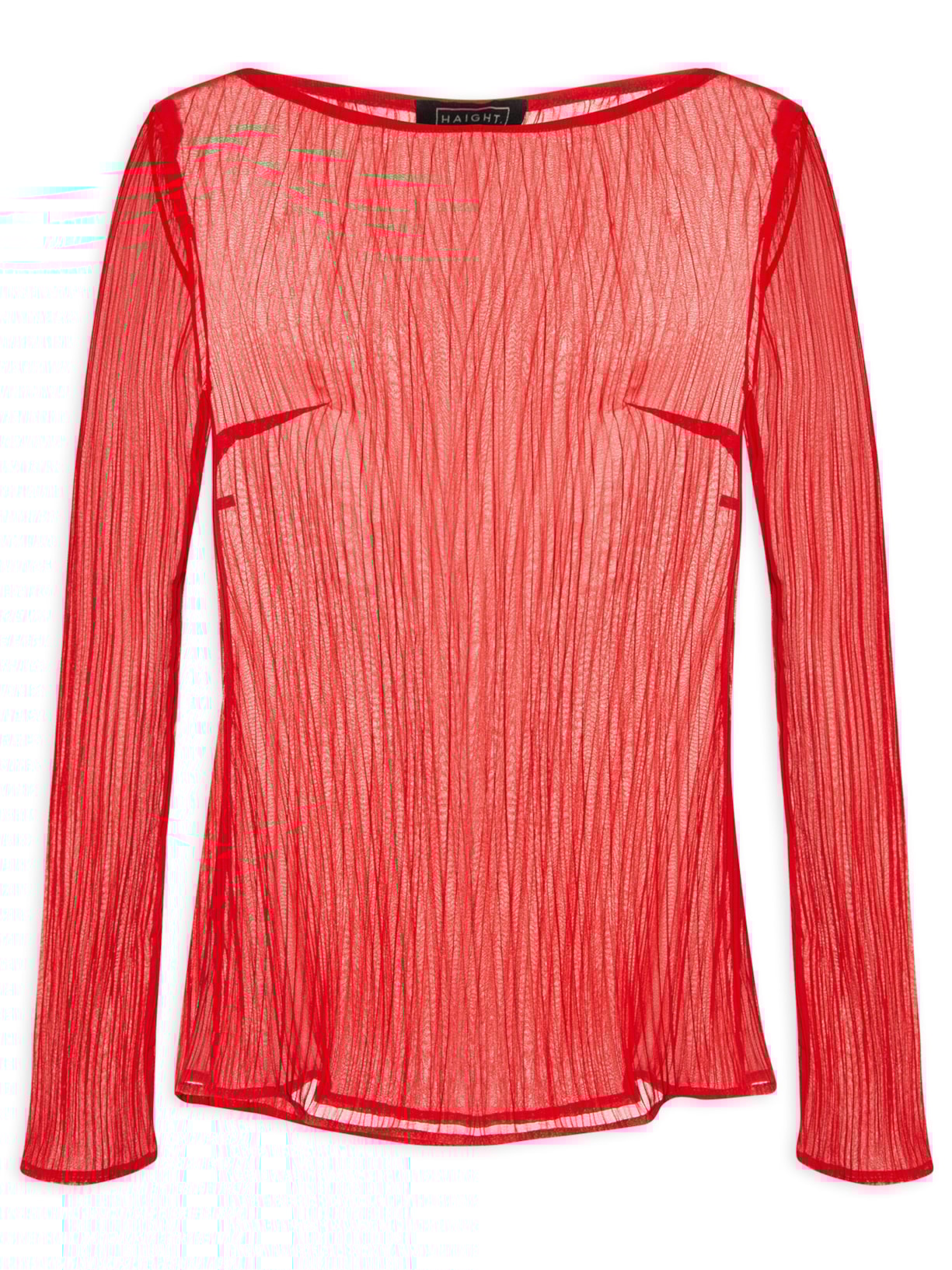 Blusa Feminina Dora Plissada - Vermelho