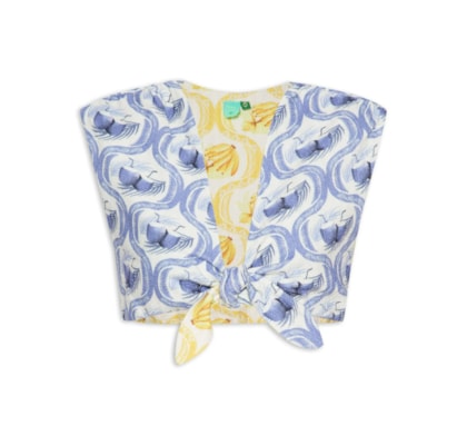 Blusa Feminina Double Lembrança De Verão - Azul