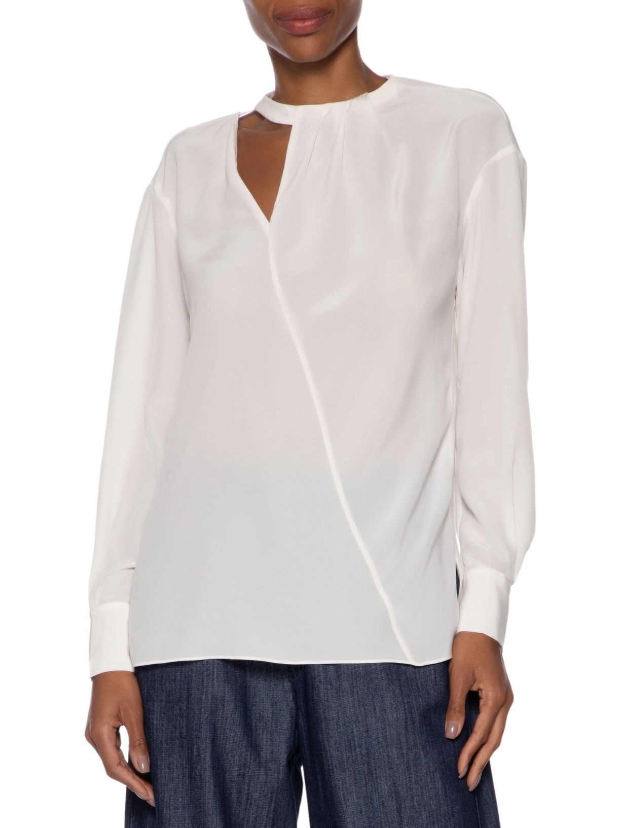 Blusa Feminina Duda Seda  Branco Le Lis