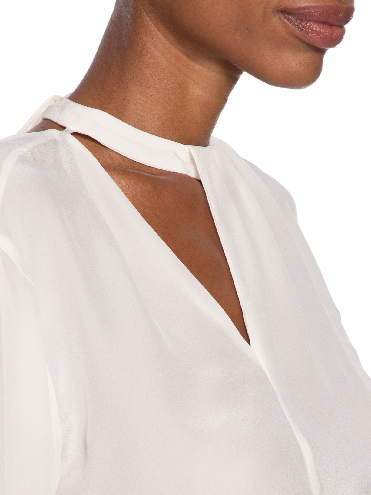 Blusa Feminina Duda Seda  Branco Le Lis