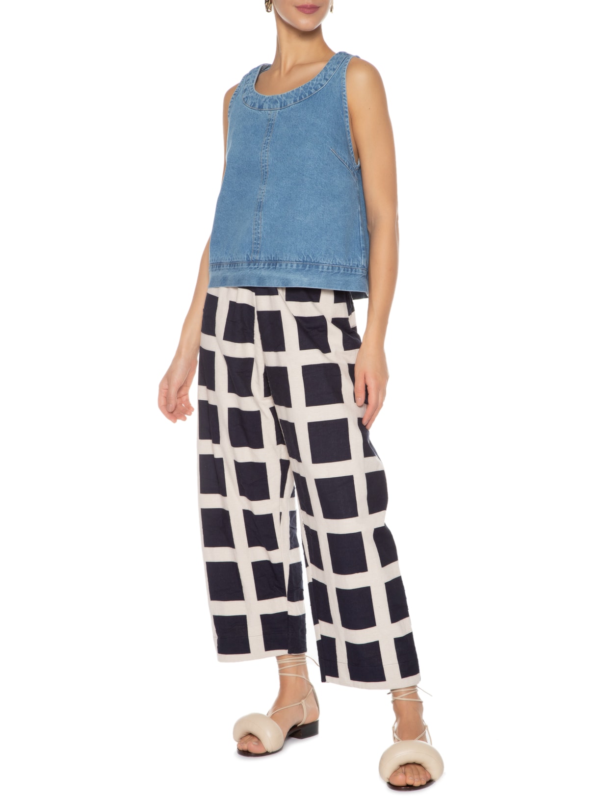 Blusa Feminina Elana Azul Le Soleil D'été