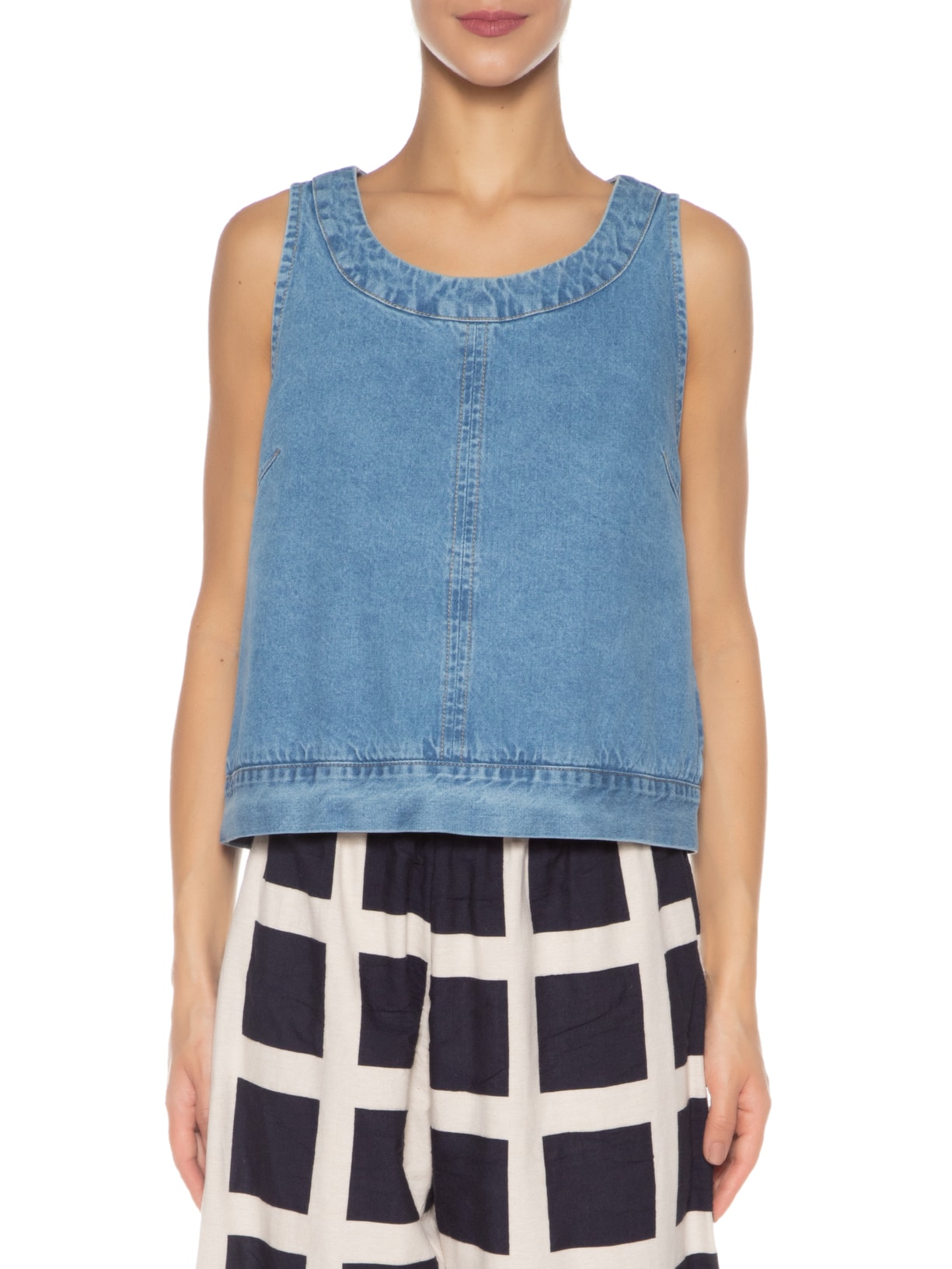 Blusa Feminina Elana Azul Le Soleil D'été