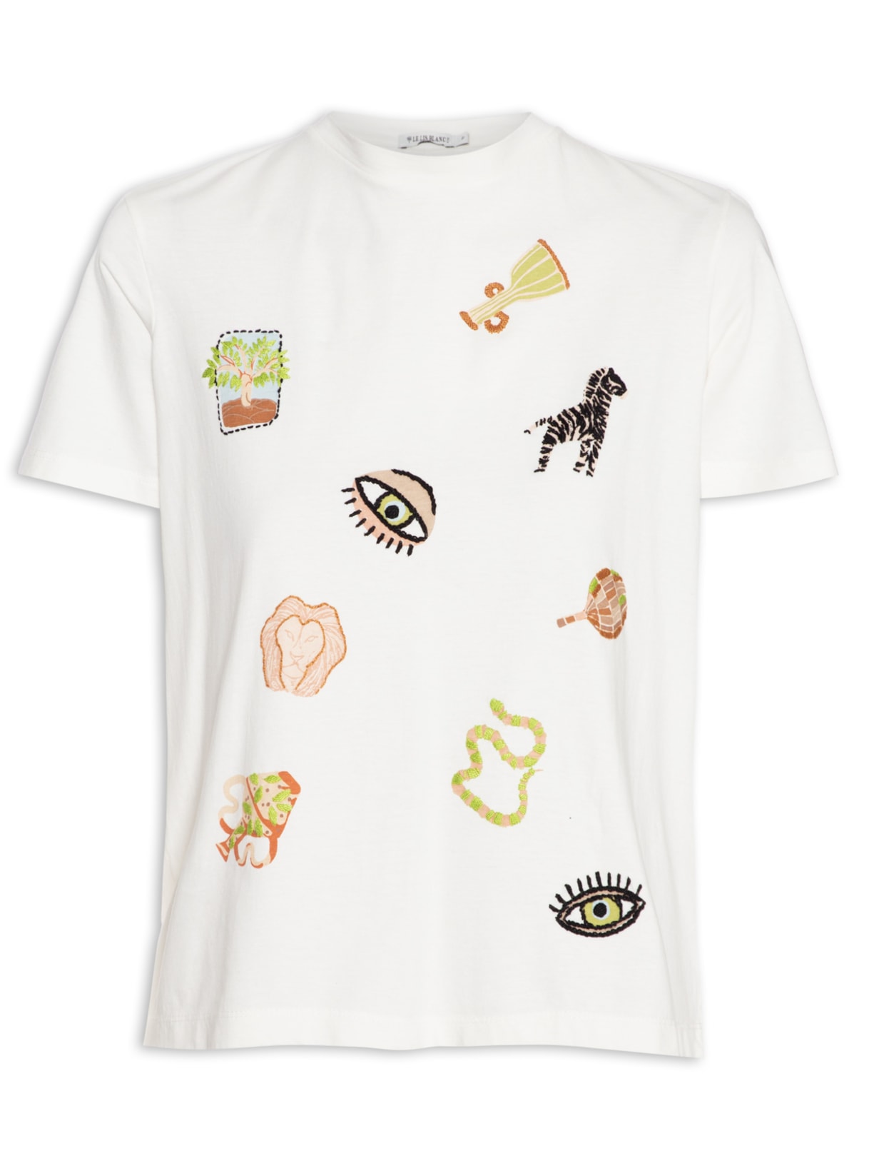 Blusa Feminina Elementos Ancestral - Off White