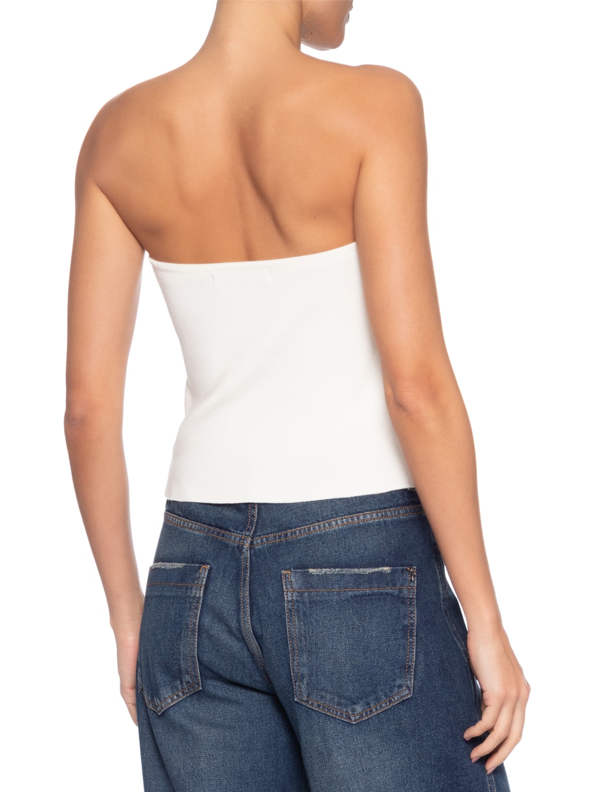 Blusa Feminina Eliza Off White Carol Bassi