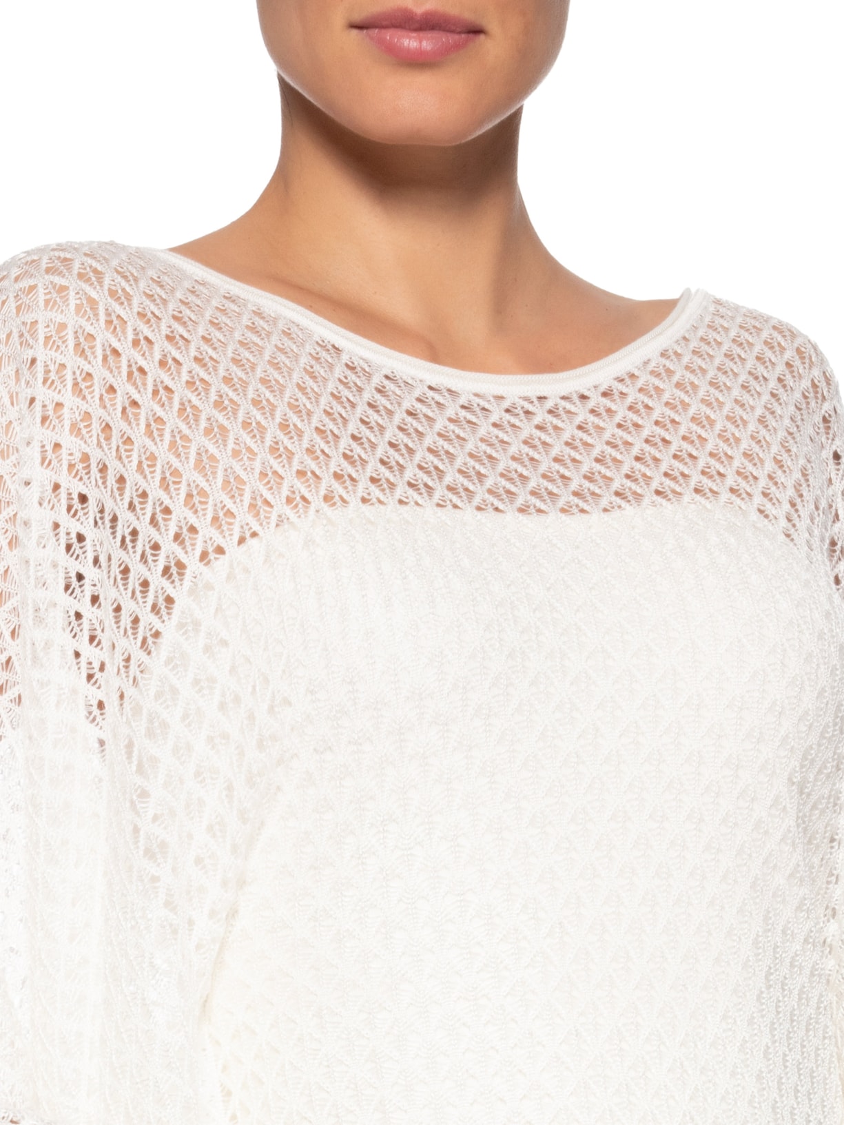 Blusa Feminina Eliza Off White Carol Bassi