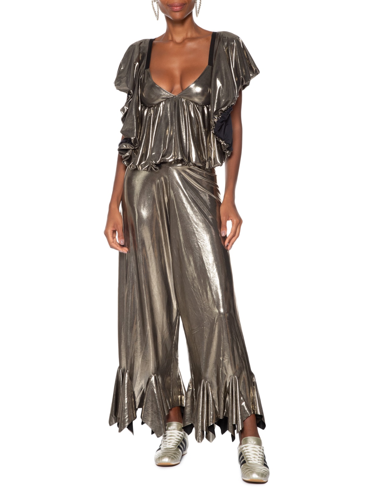 Blusa Feminina Elza Prateado Carnavália