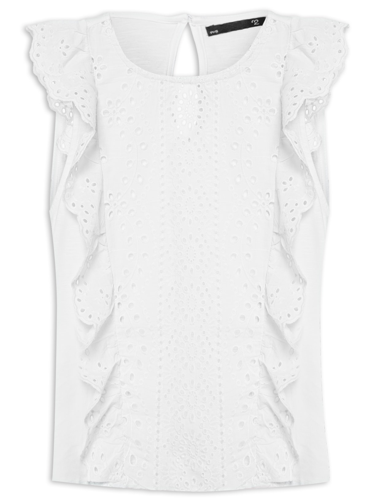 Blusa Feminina Em Laise - Branco