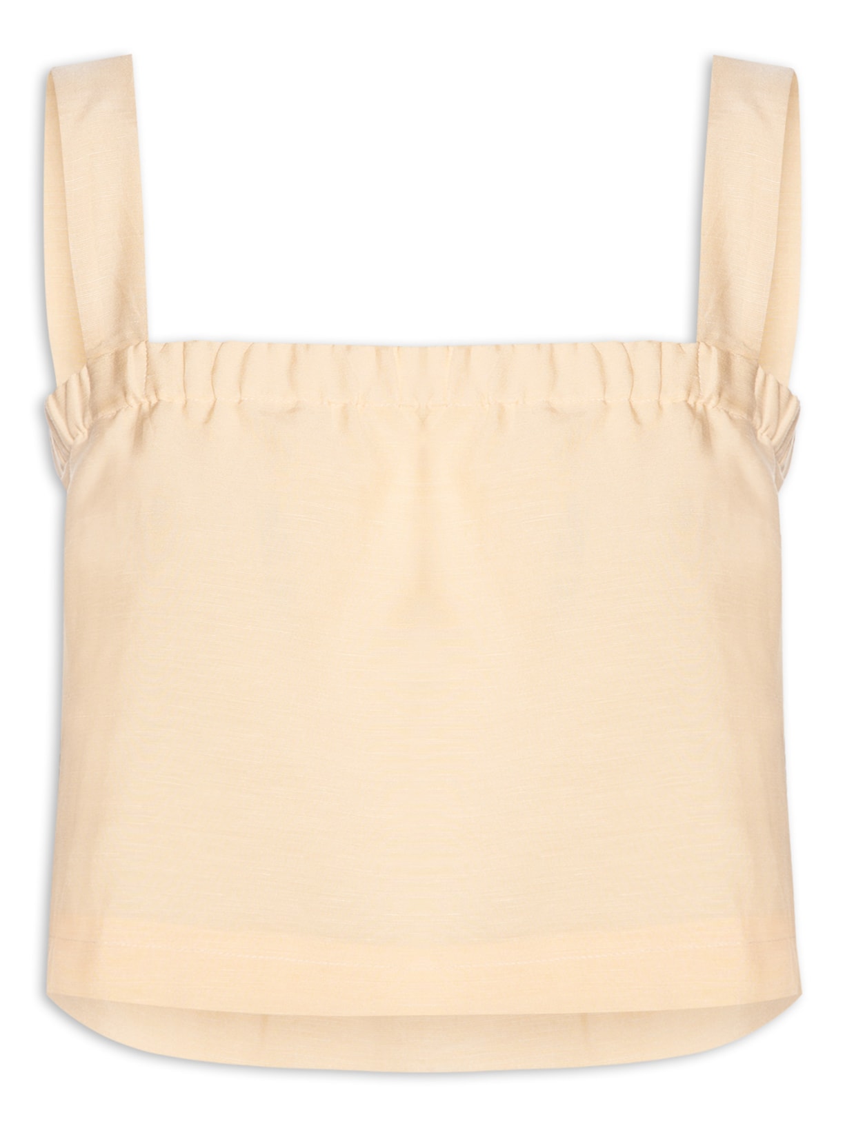 Blusa Feminina Em Linho Misto - Amarelo