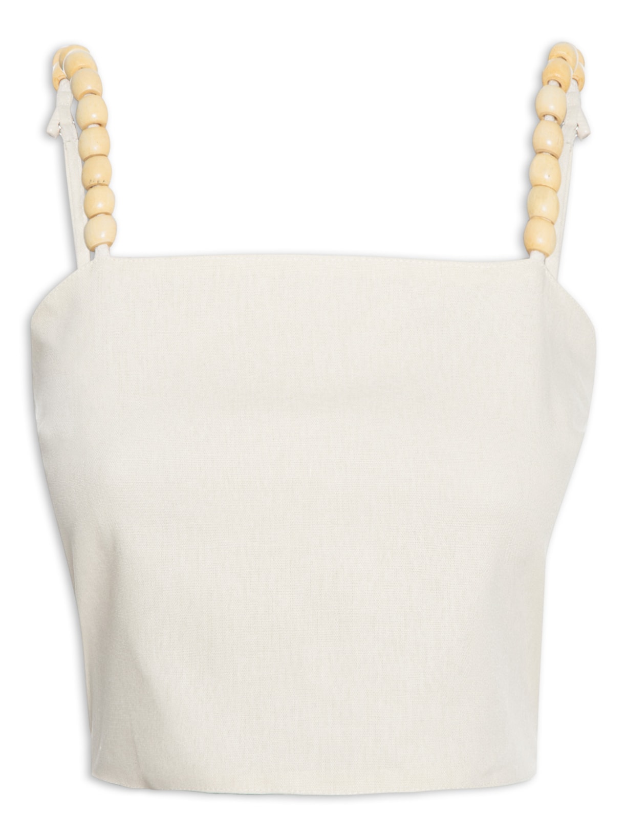 Blusa Feminina Em Linho Misto Bege '2Essential