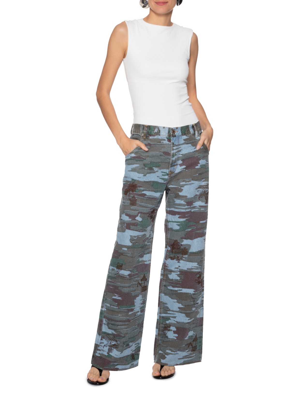 Blusa Feminina Em Malha Off white Market 33