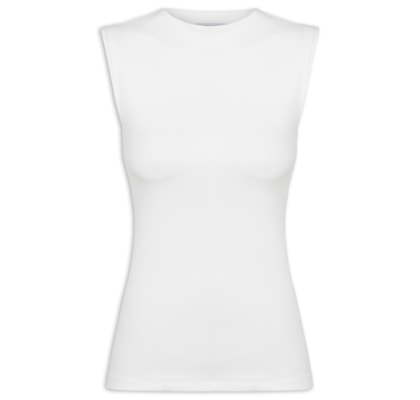 Blusa Feminina Em Malha - Off white