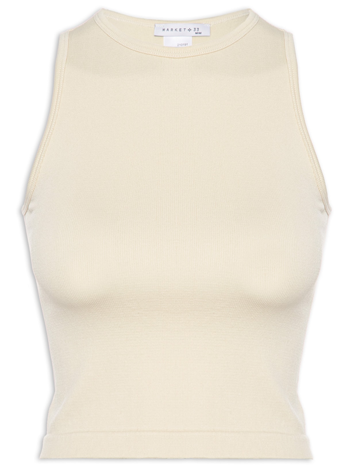 Blusa Feminina Em Poliamida Bege Market 33