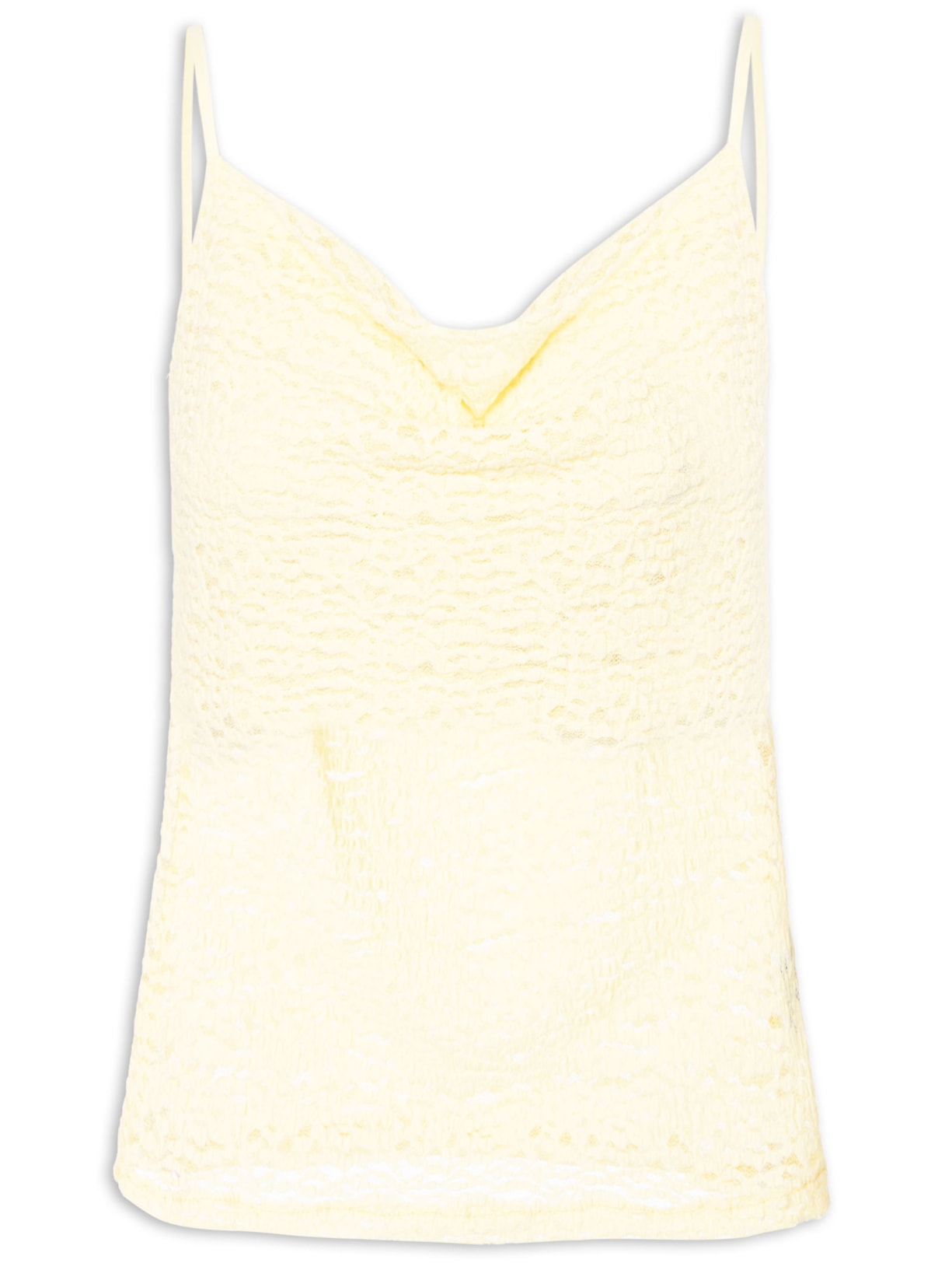 Blusa Feminina Em Renda Amarelo Market 33