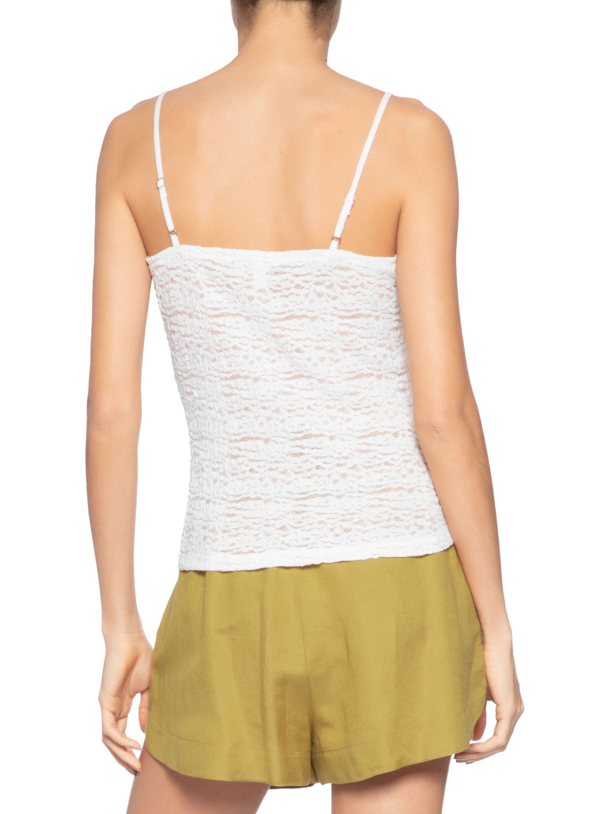 Blusa Feminina Em Renda Branco Market 33