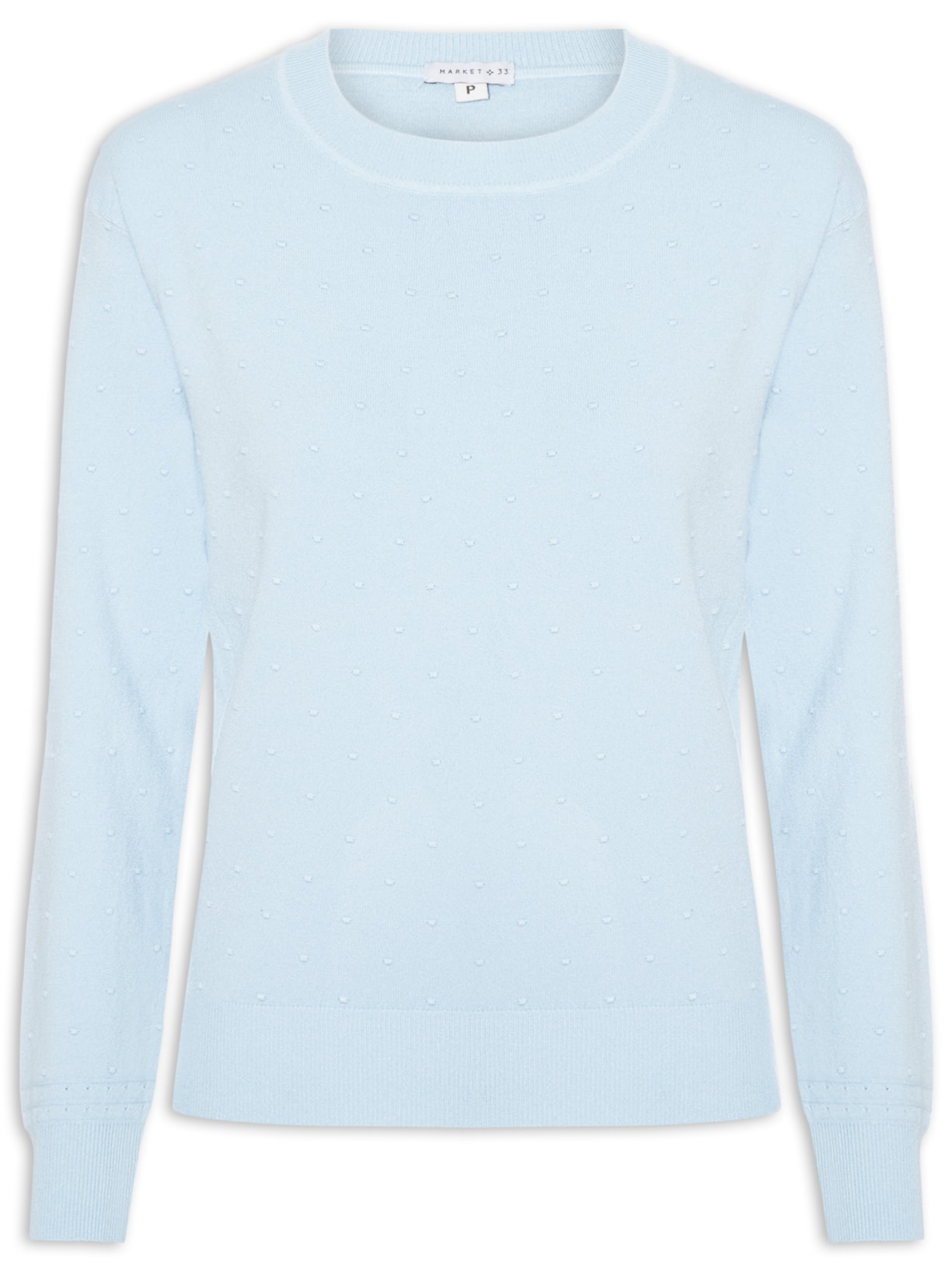 Blusa Feminina Em Tricot - Azul