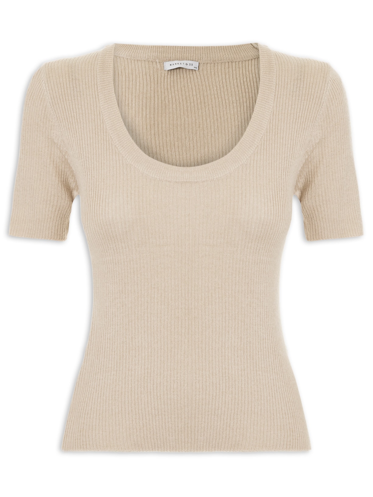 Blusa Feminina Em Tricot - Bege