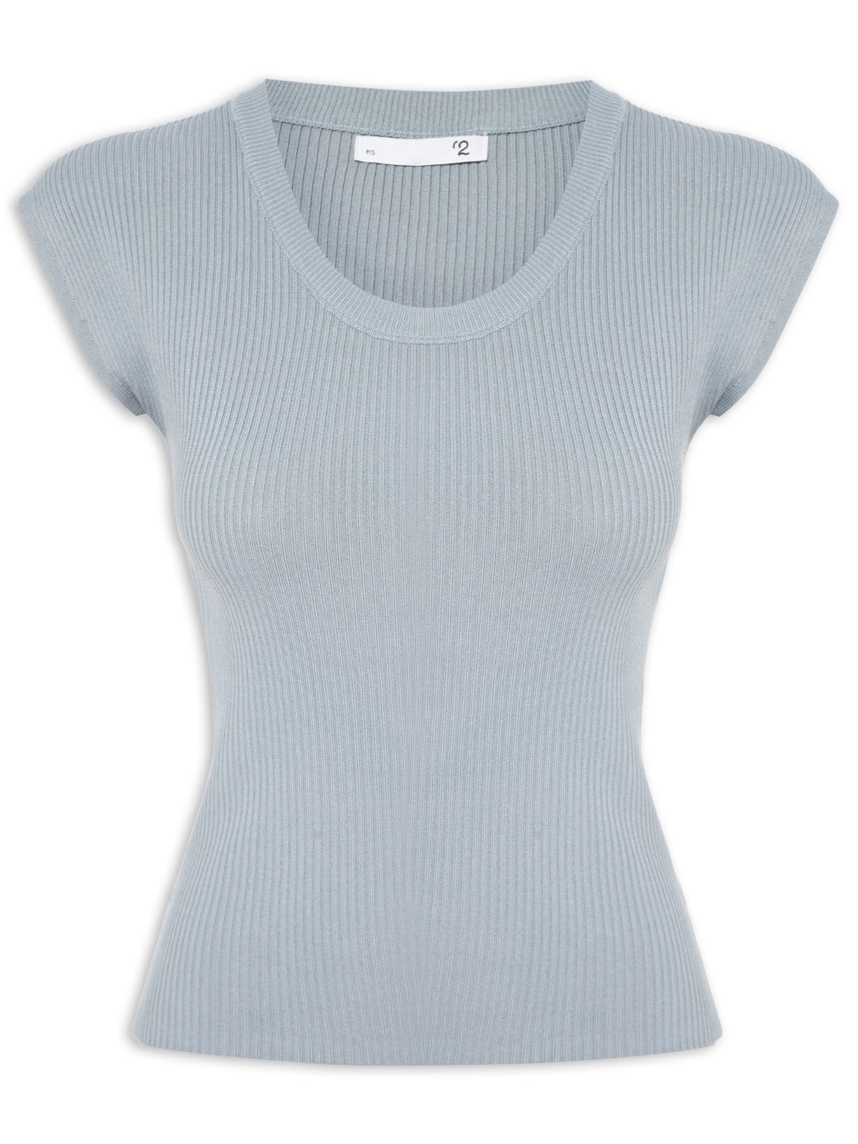 Blusa Feminina Em Tricot - Cinza