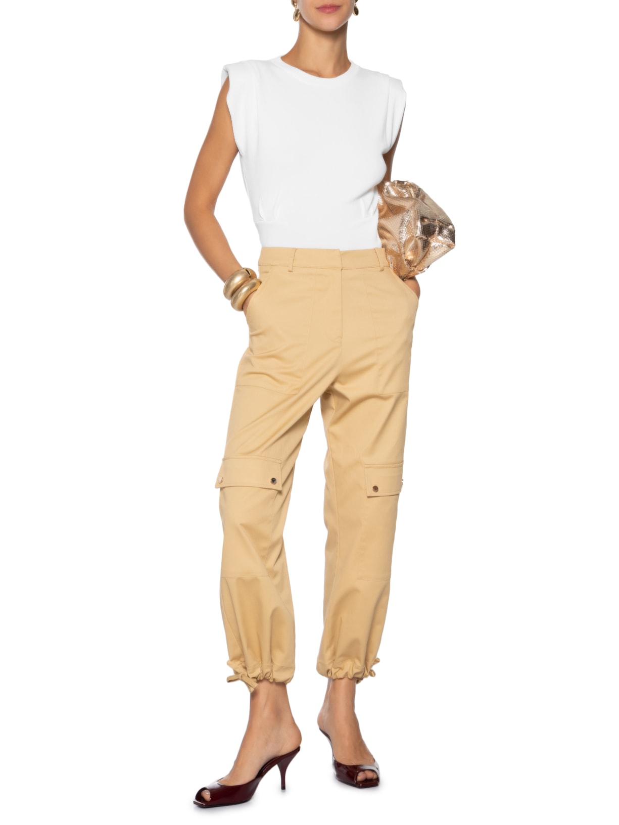 Blusa Feminina Em Tricot Com Barra Larga Branco '2Essential