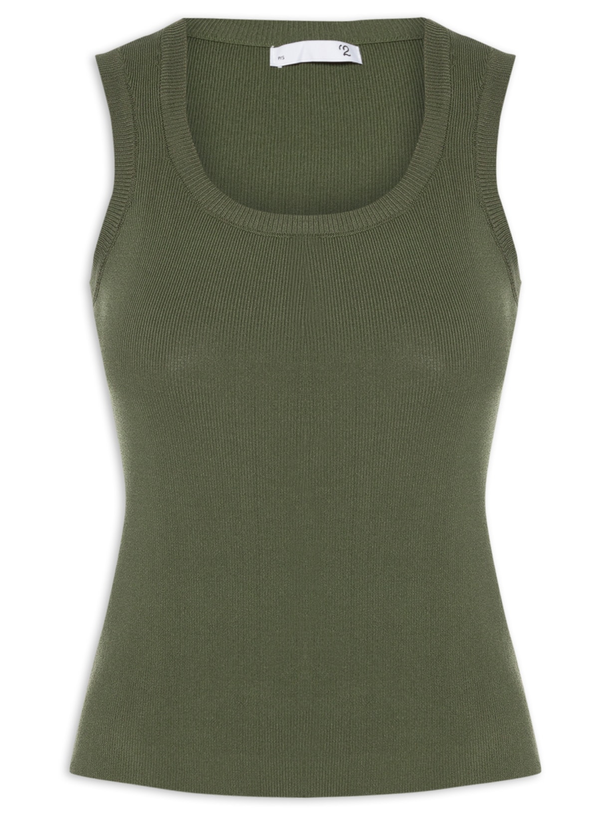 Blusa Feminina Em Tricot Com Decote Redondo - Verde