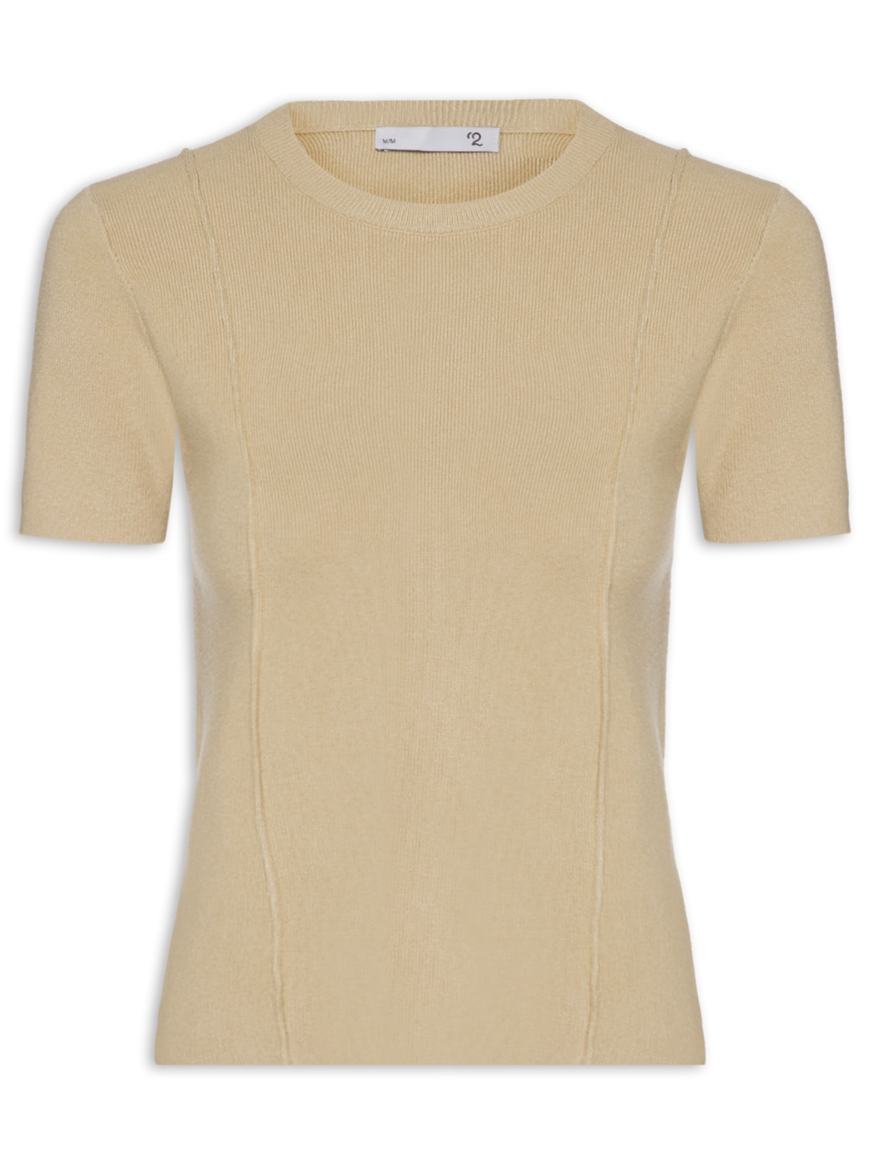 Blusa Feminina Em Tricot Com Detalhes - Bege