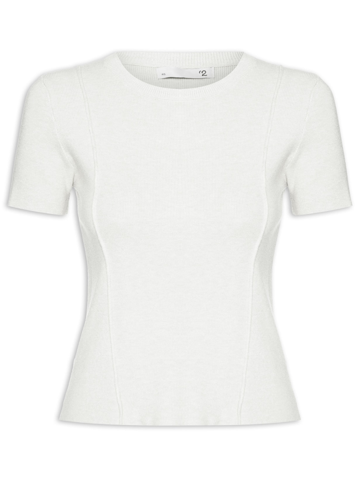 Blusa Feminina Em Tricot Com Detalhes - Off White