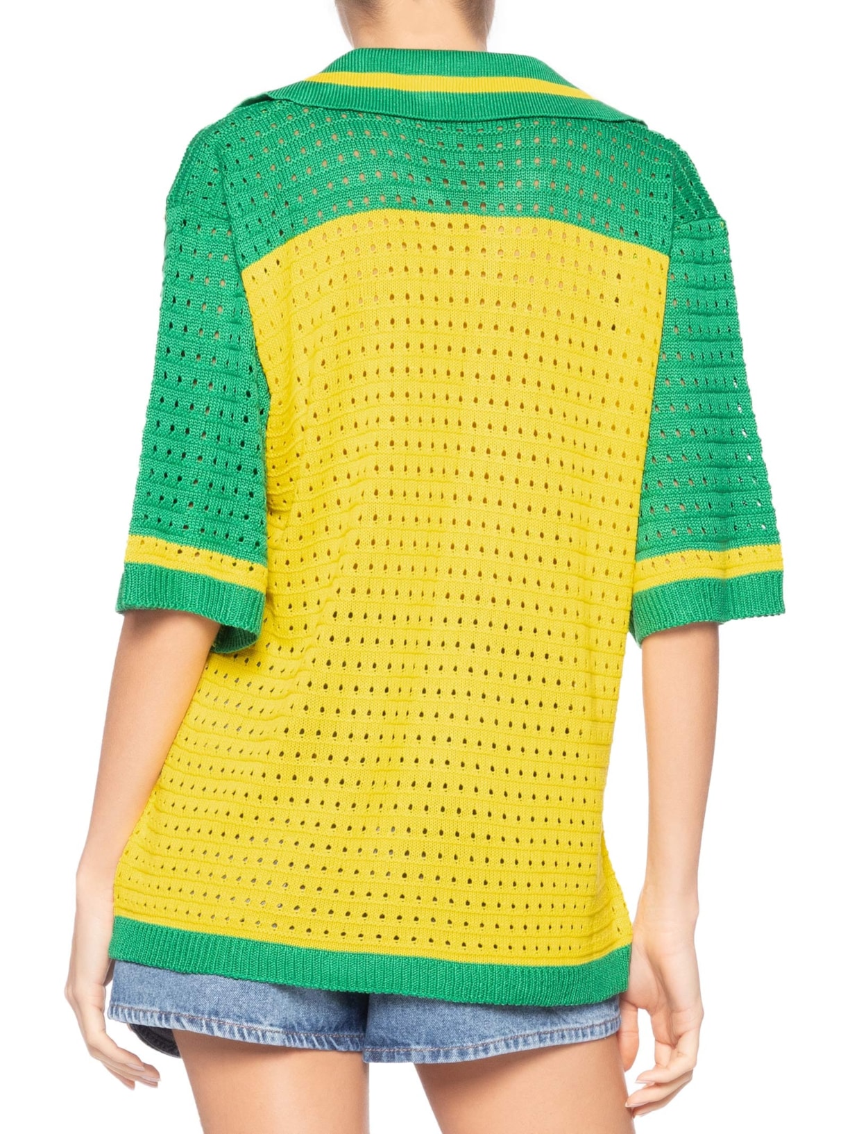 Blusa Feminina em Tricot Copa Brasil Amarelo Market 33