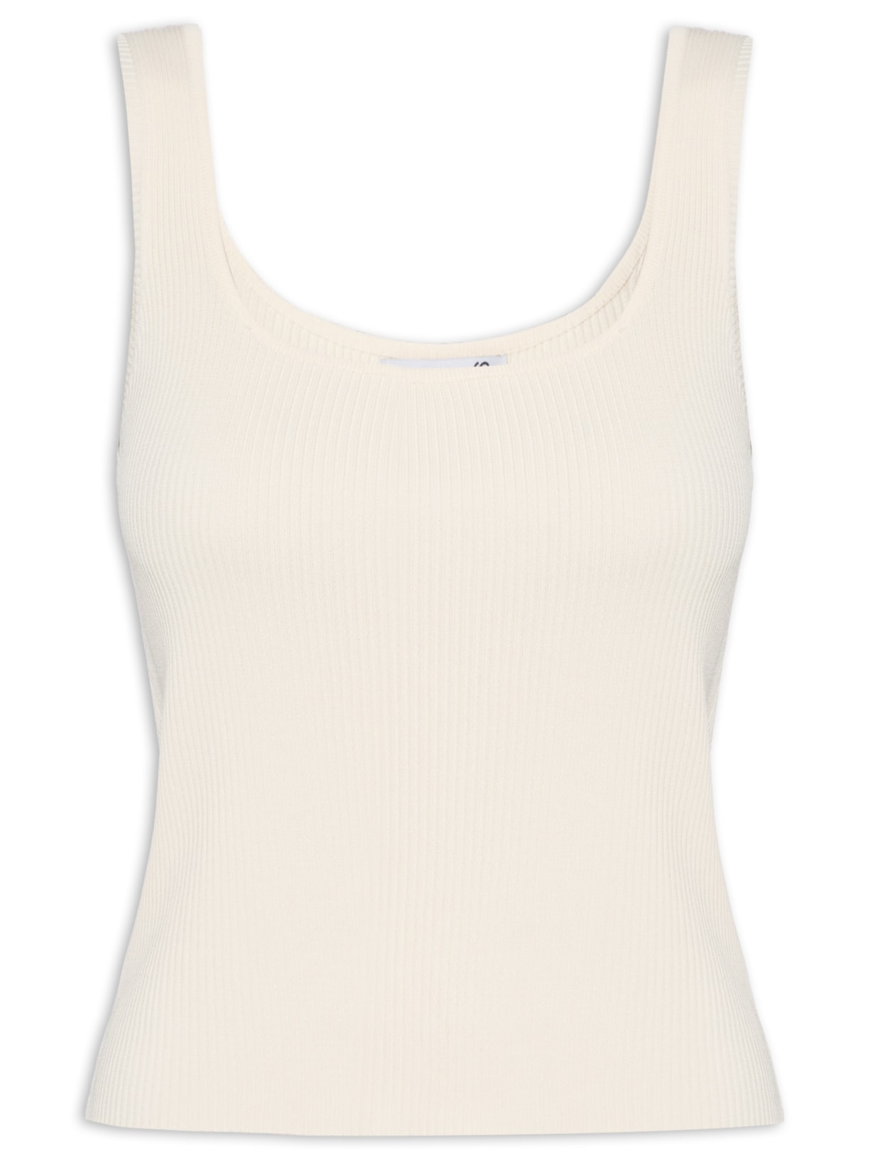 Blusa Feminina Em Tricot Gola Redonda - Amarelo