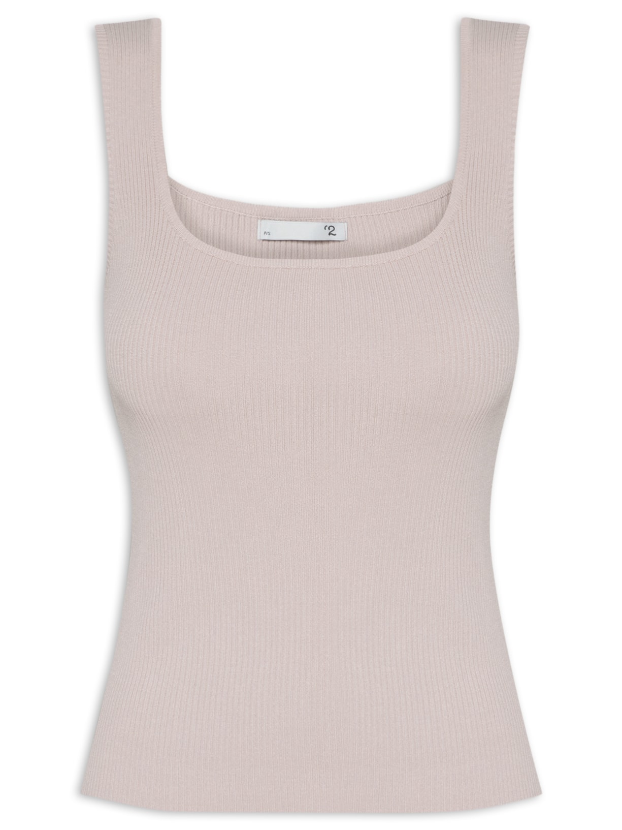 Blusa Feminina Em Tricot Gola Redonda - Bege