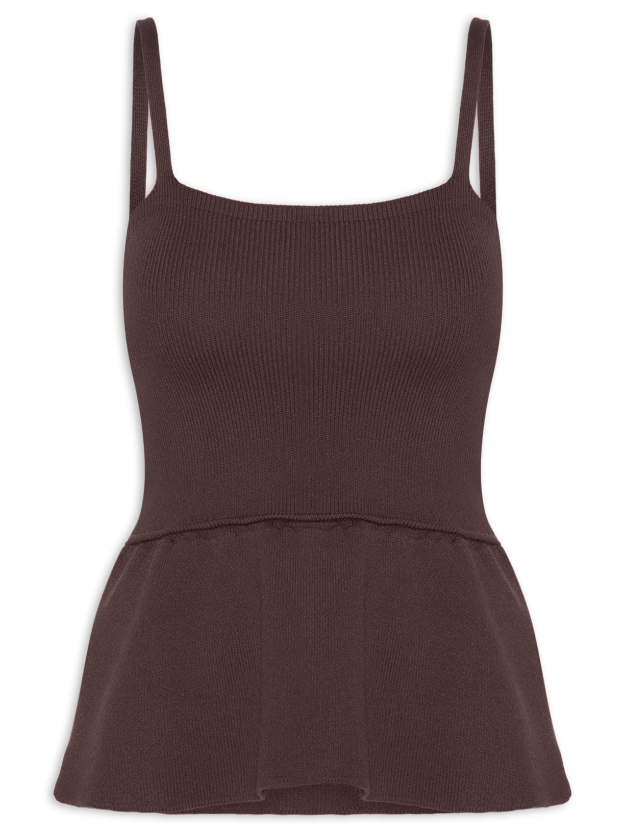 Blusa Feminina Em Tricot Marrom Market 33