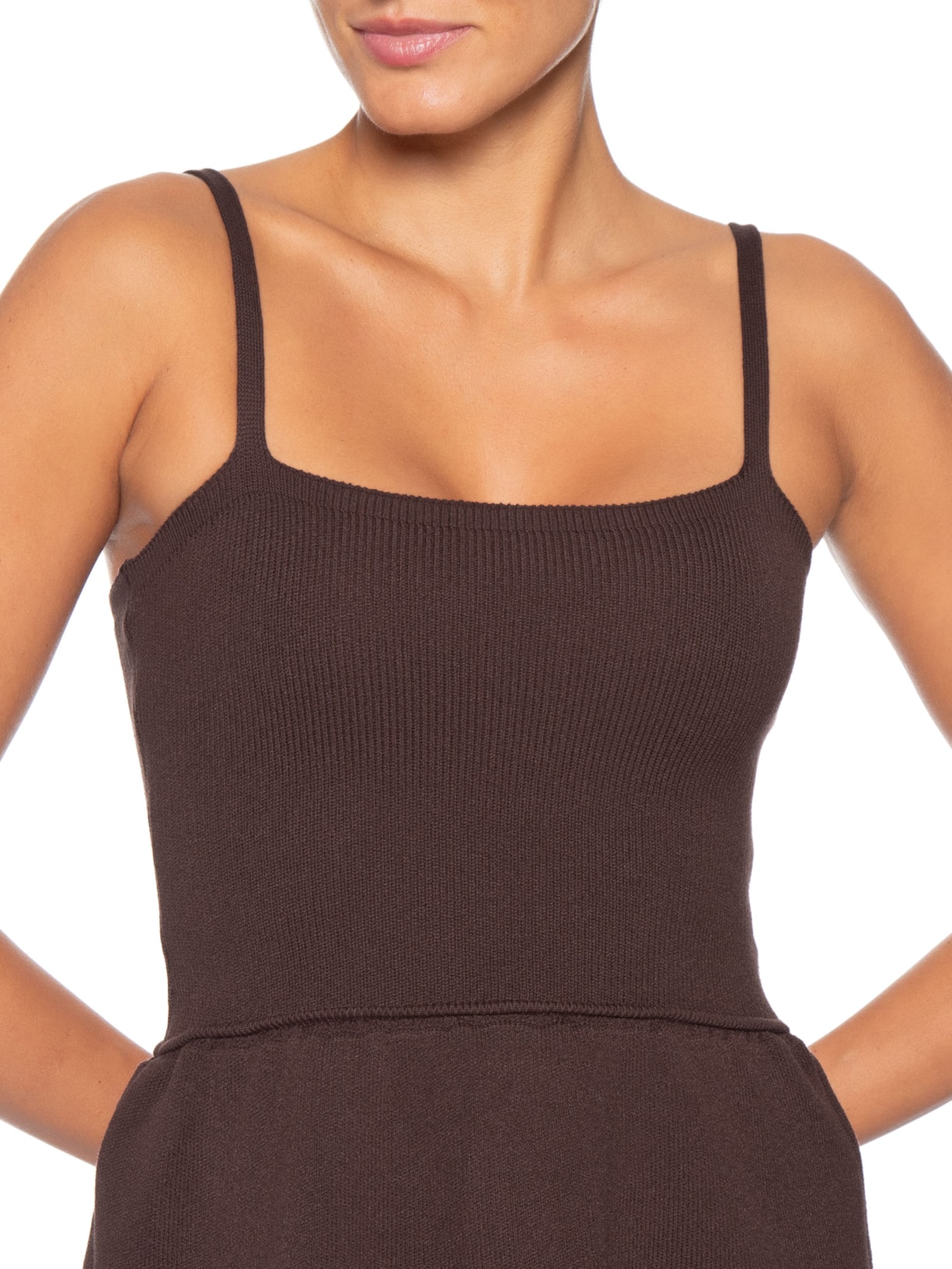 Blusa Feminina Em Tricot Marrom Market 33