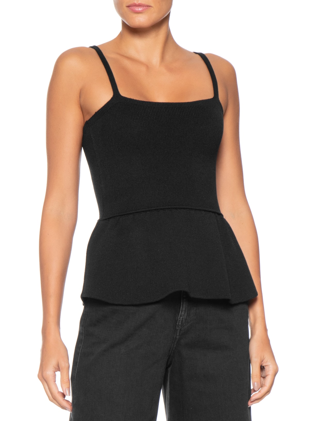 Blusa Feminina Em Tricot Preto Market 33