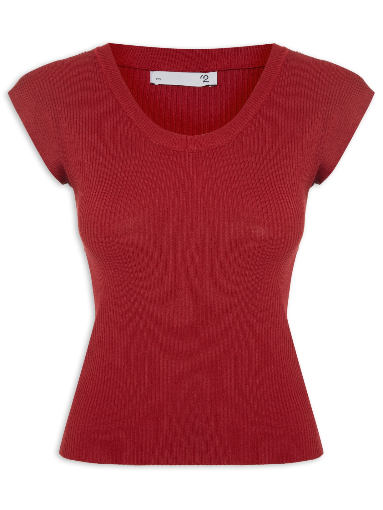 Blusa Feminina Em Tricot - Vermelho