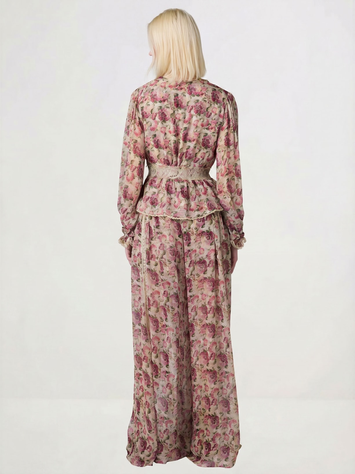 Blusa Feminina English Roses I26 Rosa Mixed