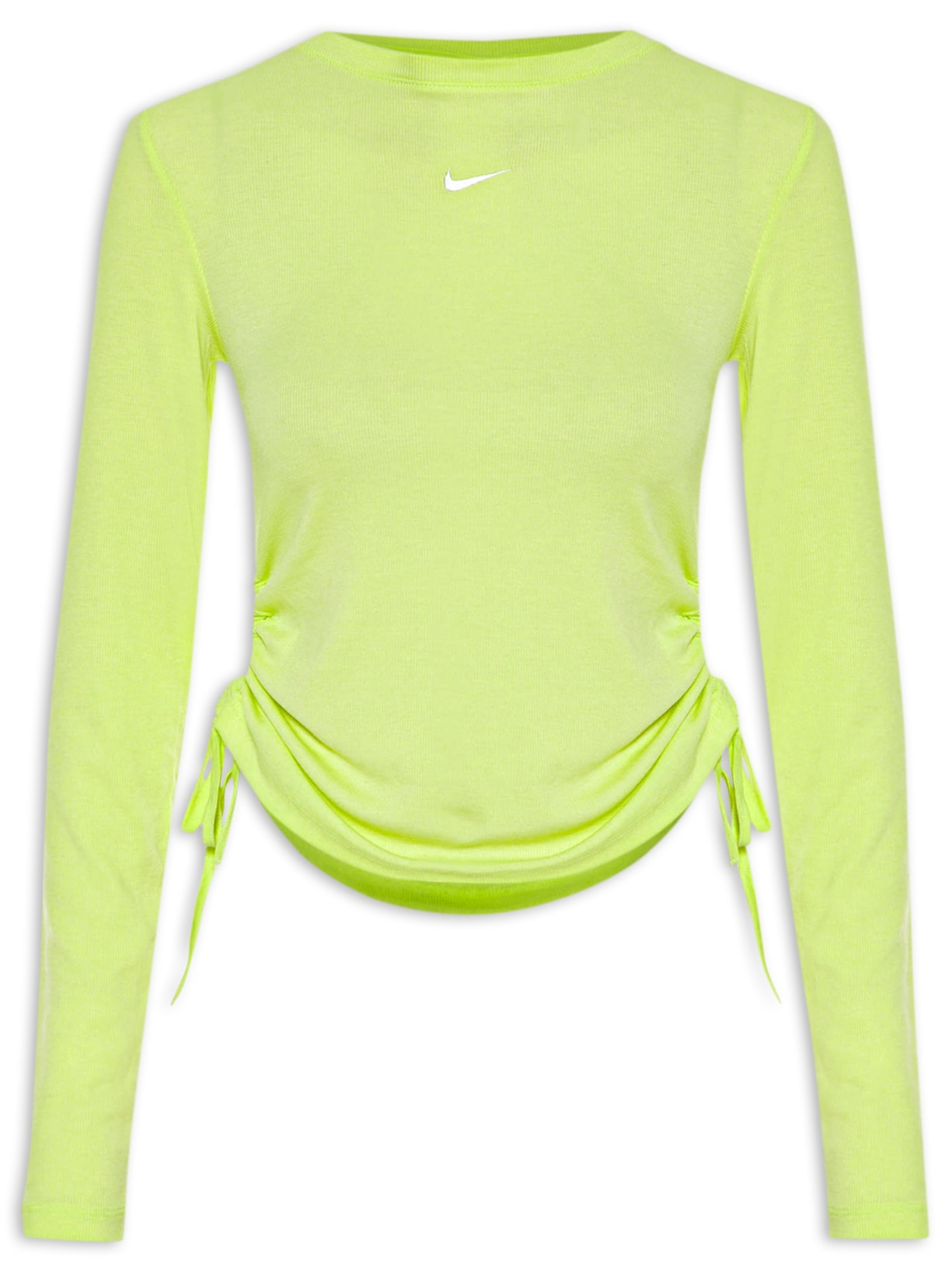 Blusa Feminina Essential Ribana Cropped - Verde