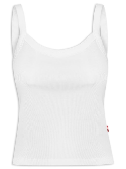 Blusa Feminina Essential Sporty Rib Tnk - Branco