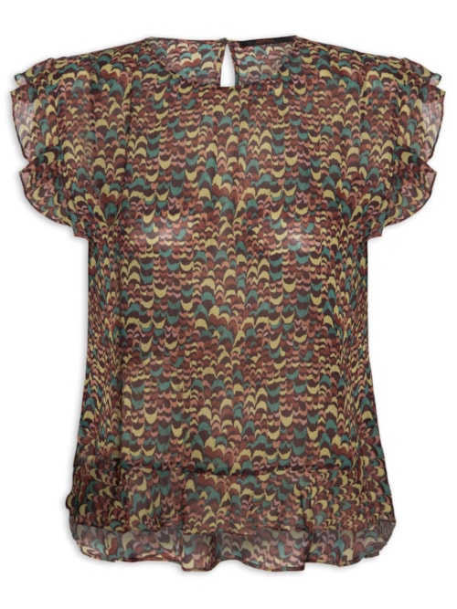 Blusa Feminina Est Fig Fly Atlântico - Verde