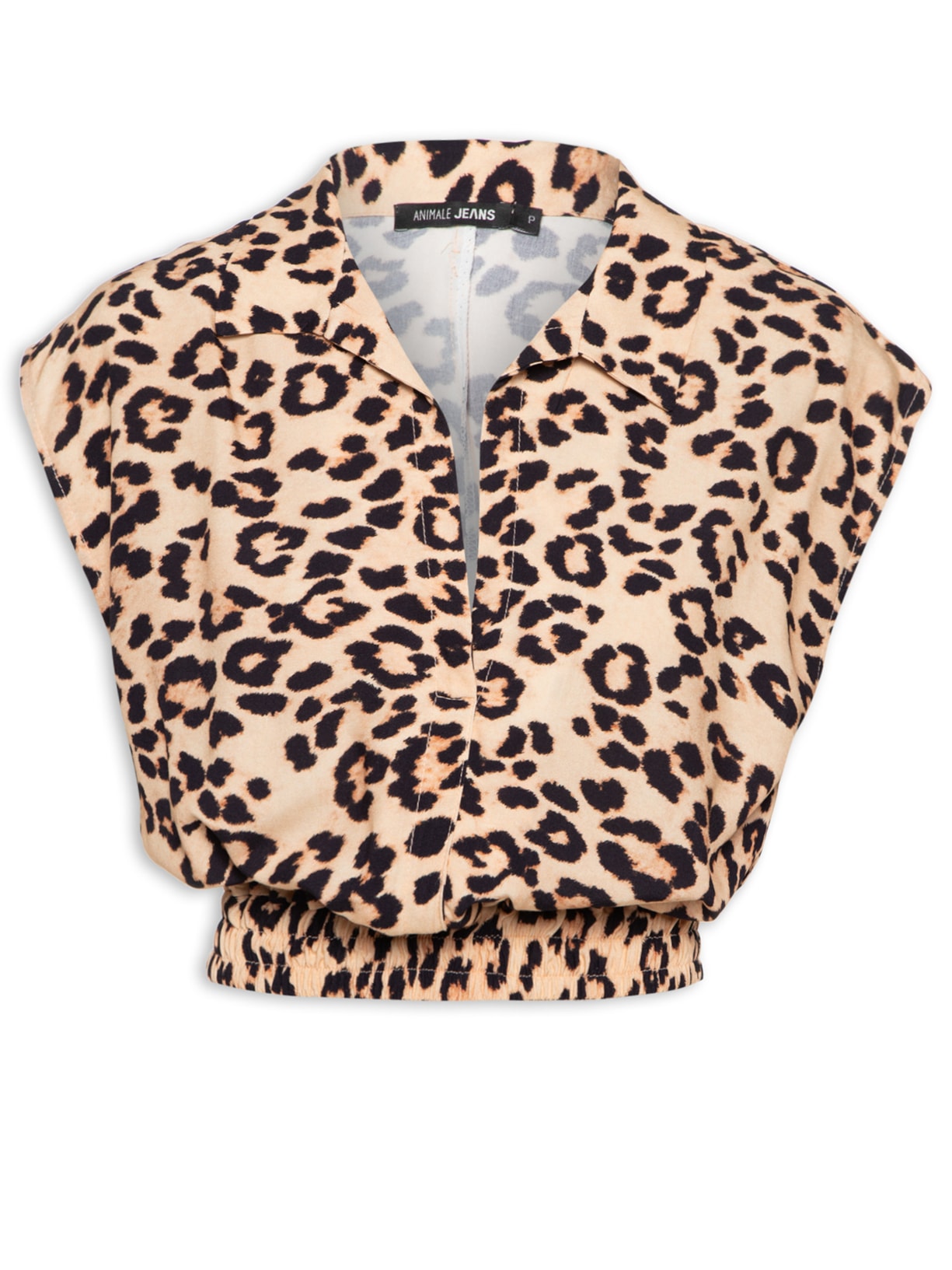 Blusa Feminina Est Onça Regular - Animal Print