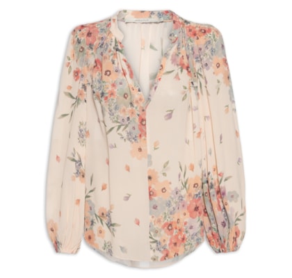 Blusa Feminina Estampa Allure - Bege