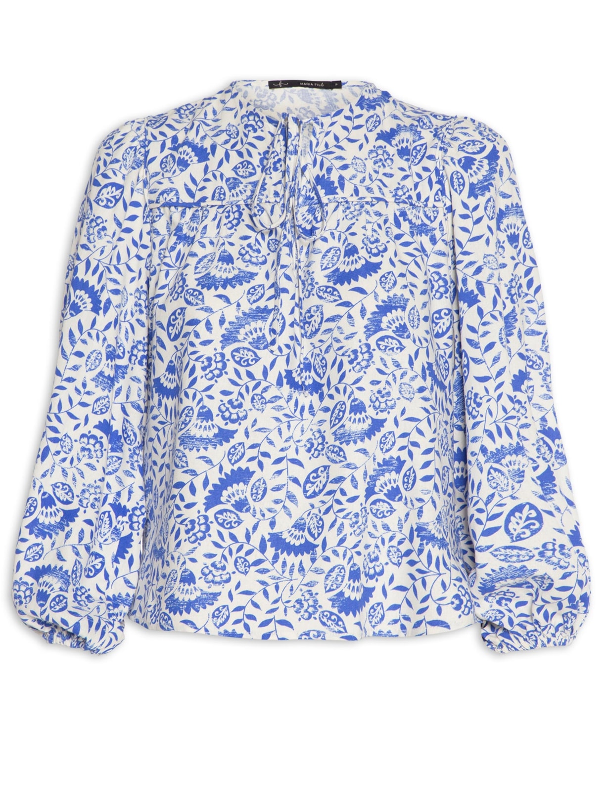 Blusa Feminina Estampa Areal - Azul