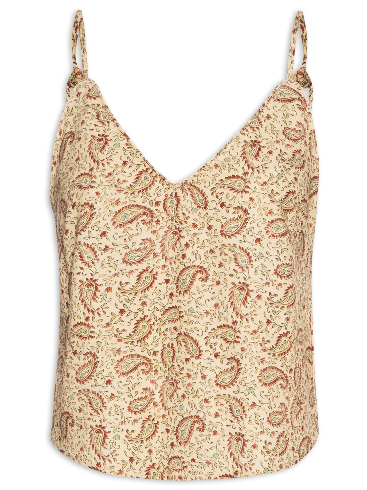 Blusa Feminina Estampa Cravo - Bege
