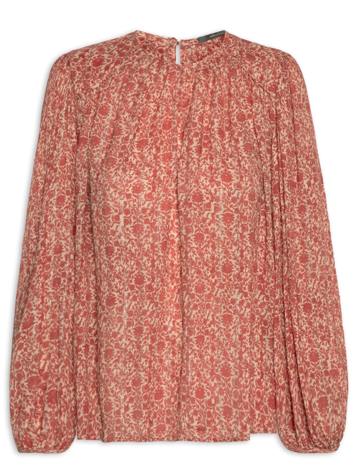 Blusa Feminina Estampa Gerânio - Vermelho